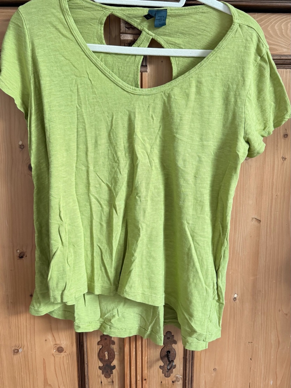 Anthropologie | Left of Center Light Green Women's Scoop Neck Top